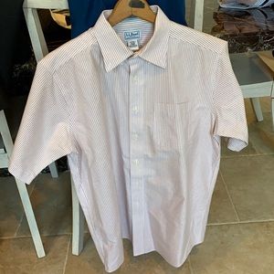 NWOT LLBean short sleeve button down, 16 Reg